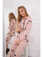 Sada s potlačou pištole tmavo púdrovo ružová Sada s potlačou pištole tmavo púdrovo ružová