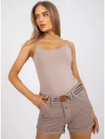 Šortky D63990Z62190K tmavo lila Šortky D63990Z62190K tmavo lila