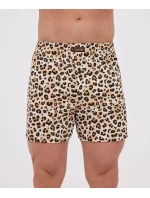 Dámske klasické boxerky 001/181 Hnedo-béžový vzor - Cornette