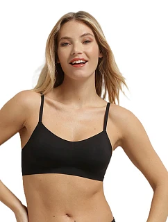 Dámska bezšvová podprsenka DIM INVISIBLE MICRO BRALETTE – DIM – čierna
