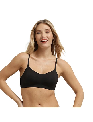 Dámska bezšvová podprsenka DIM INVISIBLE MICRO BRALETTE – DIM – čierna