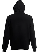 Fruit of the Loom Classic Hooded Sweat Jacket Mikina s kapucňou 16.2062 čierna