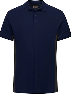 Promodoro 4590 Unisex pracovné polo s kontrastnými detailmi – EXCD 40.4590 námornícka modrá/antracitová