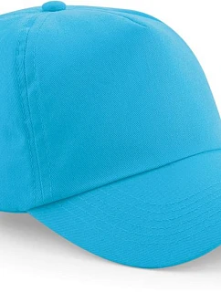 Beechfield B 10 5-panelová čiapka s šiltom „Original“ 53.0010 surf blue