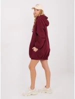 Mikina WT BL A1461.70 burgundy