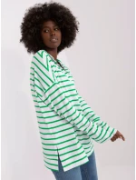 Blúzka LK BZ 509314.83 biela a zelená