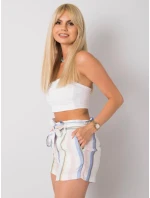 Šortky RO SN 2514.34P biela a modrá Šortky RO SN 2514.34P biela a modrá