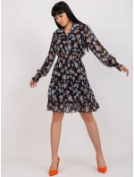 Dámske šaty-DHJ-SK-C2212.35-čierne