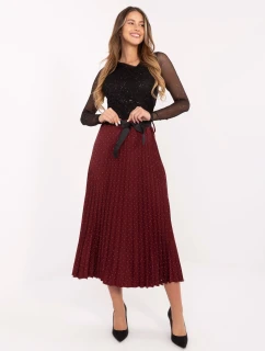 Sukňa MI SD 121402.59 bordová