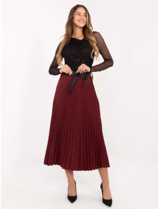 Sukňa MI SD 121402.59 bordová