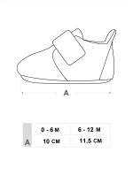 Yoclub Dievčenské topánky na suchý zips OBO-0190G-4500 Silver