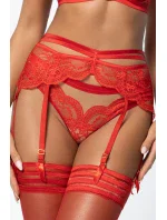 Podväzkový pás V-10722 červený - Axami