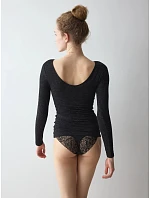 Beauty Layers Top LSL Lurex – čierna – TRIUMPH čierna – TRIUMPH