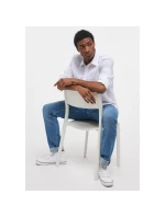 Košeľa Mustang Clemens ľan bavlna M 1014356-2045