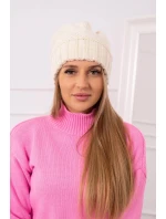 Dámska čiapka Danuta K331 dark ecru
