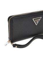 DÁMSKA PEŇAŽENKA GUESS ČIERNA S TROJUHOLNÍKOVÝM LOGOM LAUREL II DÁMSKA PEŇAŽENKA GUESS ČIERNA S TROJUHOLNÍKOVÝM LOGOM LAUREL II