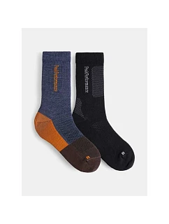 Peak Performance Turistické ponožky 2 Pack Black
