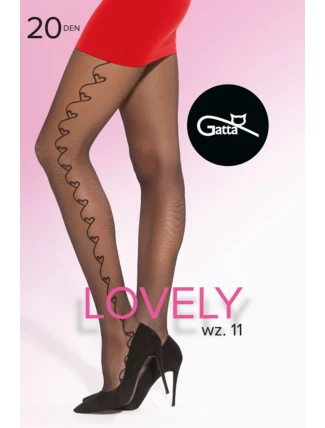 Gatta Lovely 11 20 DEN farba:nero