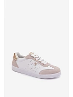 Dámske tenisky z pravej kože LR61-7091 White Dámske tenisky z pravej kože LR61-7091 White
