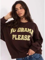 IT BL mikina H2454.50 tmavohnedá IT BL mikina H2454.50 tmavohnedá