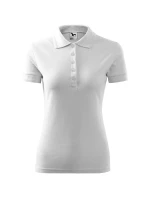 Dámska polokošeľa Pique biela