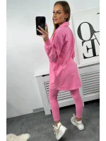 3dielny set blúzka, top a legíny svetlo ružová 3dielny set blúzka, top a legíny svetlo ružová