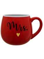 MRS. - červený keramický hrníček 300 ml