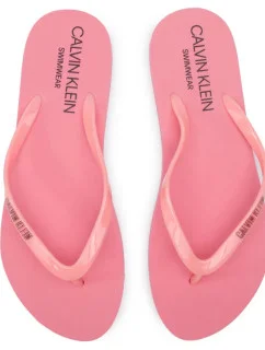 Dámske žabky KW0KW00397 ružová - Calvin Klein