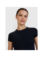 Dámske rýchloschnúce tričko na jogu a pilates 4F 4FWSS25TFTSF1270-20S