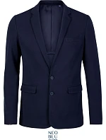 NEOBLU Marcel Men Pánsky piké sako 24.3169 tmavomodré