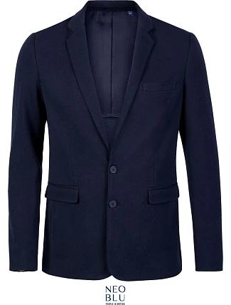 NEOBLU Marcel Men Pánsky piké sako 24.3169 tmavomodré