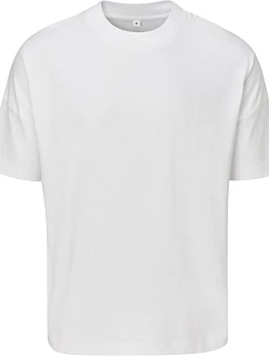 Tričko Mantis M 201 Oversize z hrubej bavlny 70.0201 biele
