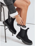 Dámske semišové čierne čižmy MADDEN FashionStreet ZY0410