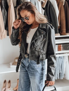 PALIGOR dámska kožená bunda ramones black FashionStreet TY4160