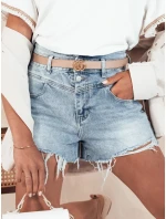 Dámske džínsové šortky HOTSHORT modré FashionStreet SY0366