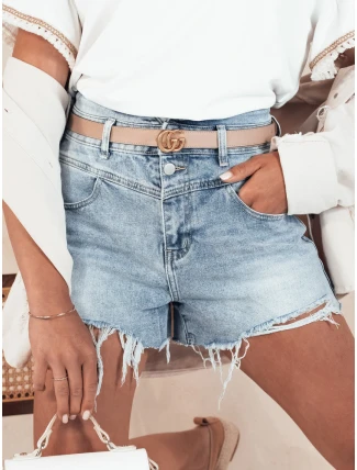 Dámske džínsové šortky HOTSHORT modré FashionStreet SY0366
