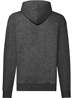 Fruit of the Loom Classic Hooded Sweat Jacket Mikina s kapucňou 16.2062 tmavošedá melírovaná