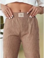 Dámske tepláky BRINAT camel FashionStreet UY2049 Dámske tepláky BRINAT camel FashionStreet UY2049