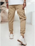 Pánske cargo nohavice béžové FashionStreet UX4461