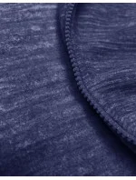 Fleecová mikina bez gombíkov navy blue melange (2310) Fleecová mikina bez gombíkov navy blue melange (2310)