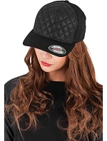 Flexfit 6277Q 5-panelová čiapka s kšiltom „Diamond Quilted“ 55.277Q čierna Flexfit 6277Q 5-panelová čiapka s kšiltom „Diamond Quilted“ 55.277Q čierna