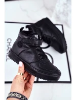 Dziecięce Ocieplane Sportowe Buty Big Star GG374040 Czarne