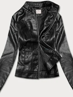 Bunda Ramones so stojačikom čierna (11Z8051)