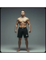 MMA šortky čierne DBX Bushido MMA šortky čierne DBX Bushido