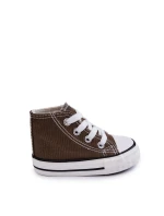 Dziecięce Wysokie Trampki Khaki Filemon