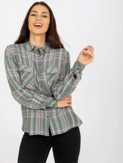 Blúzka D70039Z11082A khaki farba