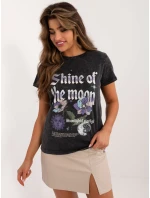 Blúzka D12048M02556E tmavosivá