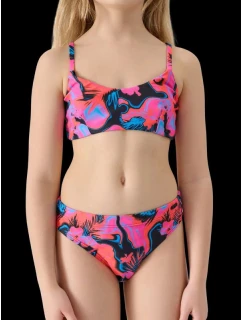 Dievčenské dvojdielne plavky 4F JUNIOR 4FJWSS25UBKSF046-90A