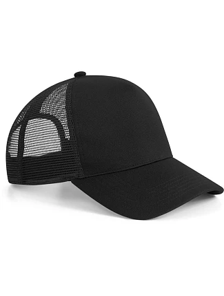 Beechfield B 642 5-panelová snapbacková čiapka „Microknit Trucker“ 53.0642 čierna Beechfield B 642 5-panelová snapbacková čiapka „Microknit Trucker“ 53.0642 čierna