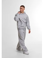 Build your Brand BY 410 Mikina s kapucňou z hrubej bavlny „Loose Fit“ 56.0410 melírovaná sivá Build your Brand BY 410 Mikina s kapucňou z hrubej bavlny „Loose Fit“ 56.0410 melírovaná sivá